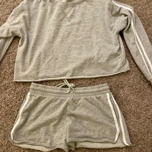Matching Sweat Shorts and Sweater